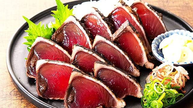 藁焼きカツオたたき