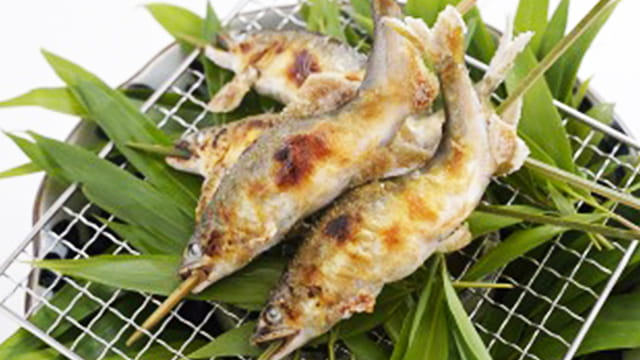 鮎の塩焼き