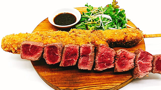 ジャイアント牛カツ串