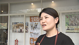 あきた未来のとびら「秋田犬カフェ」